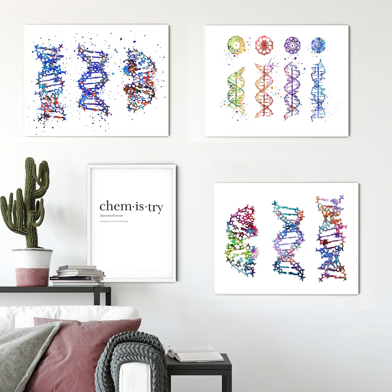 Medical Lab Pictures - Molecola di DNA Stampa Moderna Medica