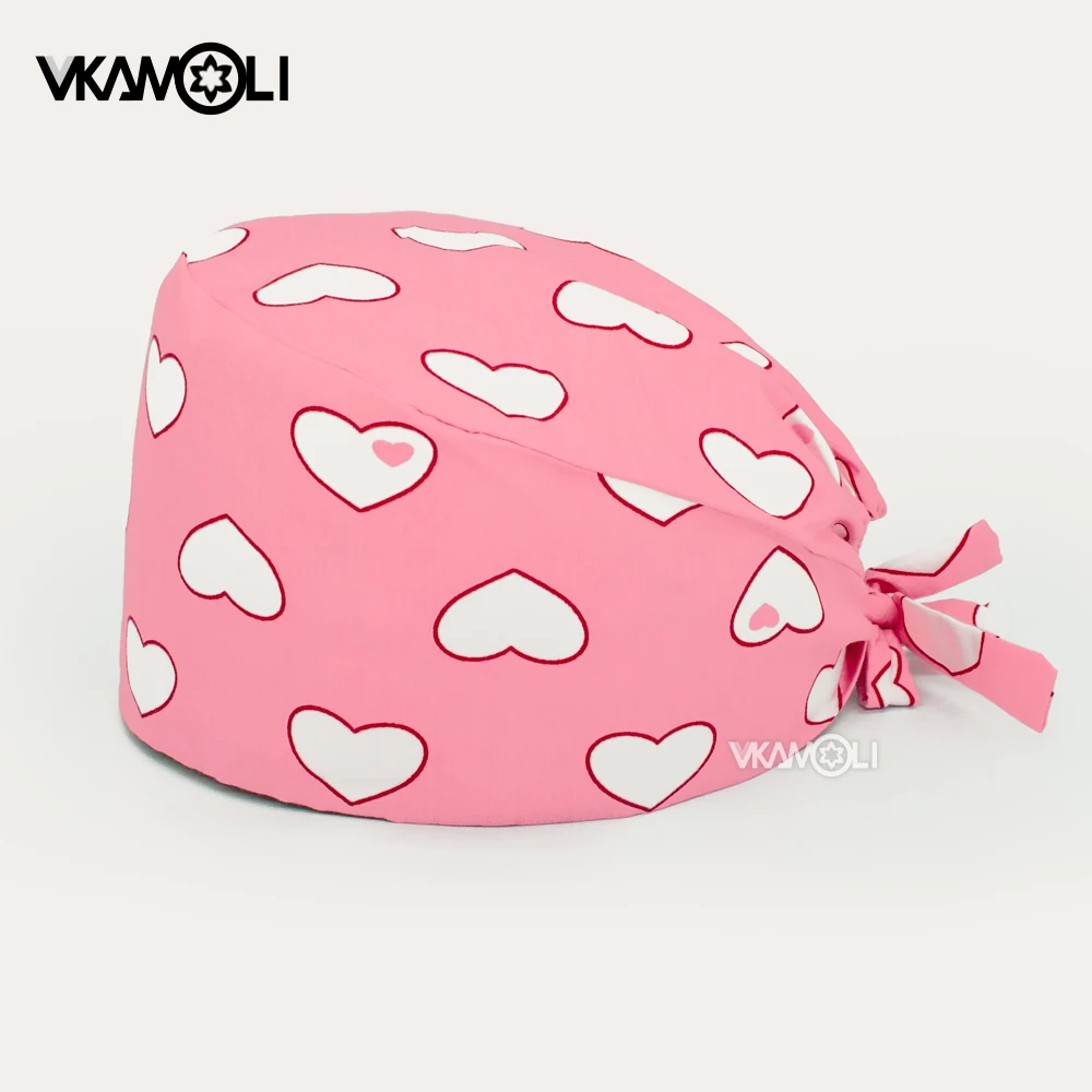 Medical Lab Day - San valentino stampato scrub cappellini cappellino