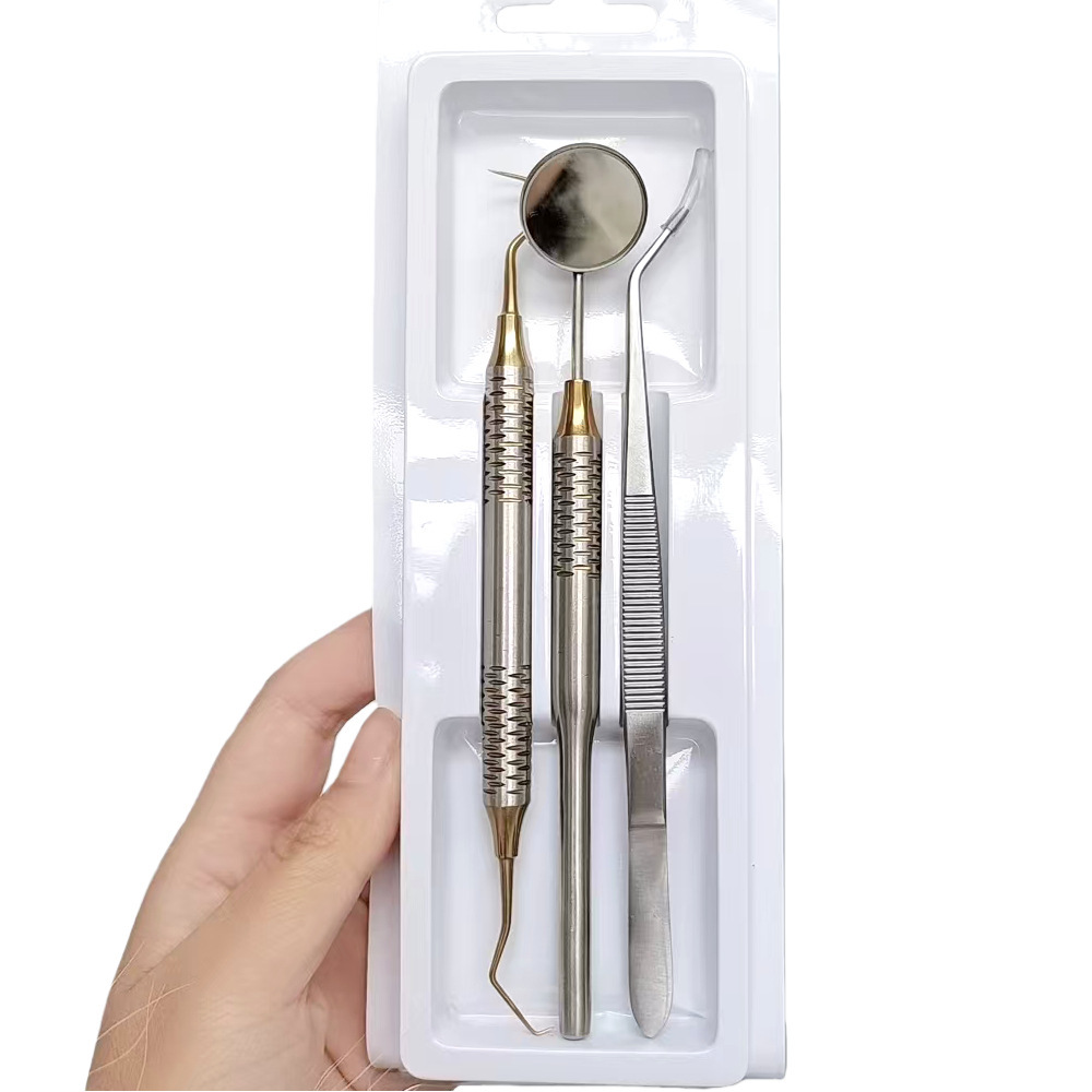 Kit Dentale Nero e Oro 3 Pezzi - Dental Mirror Probe recensione e prezzo