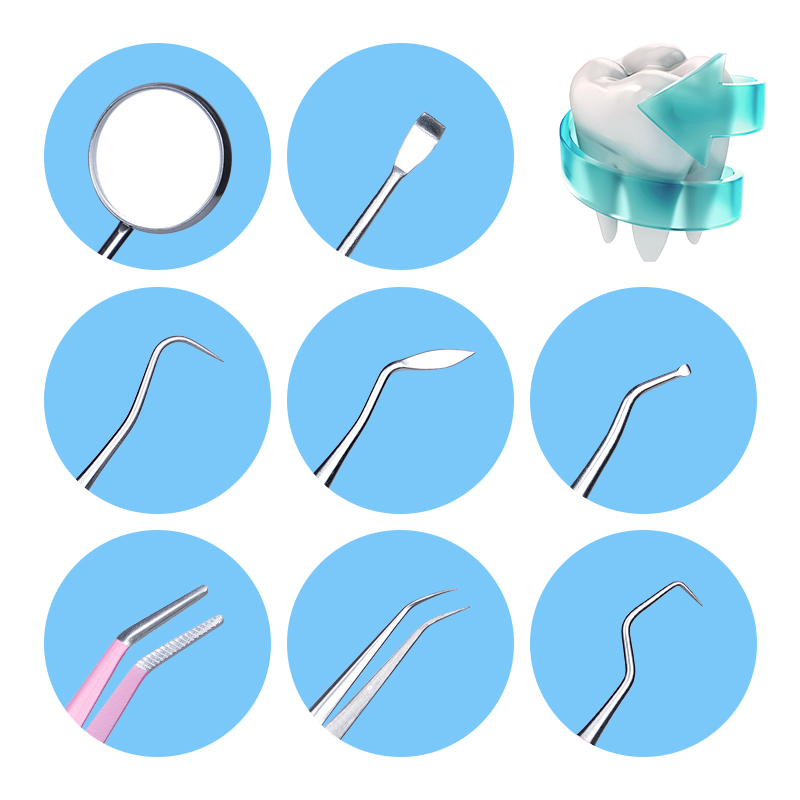 1pc Rosa Pinzette Dentali Sond - Dental Mirror Probe recensione e prezzo
