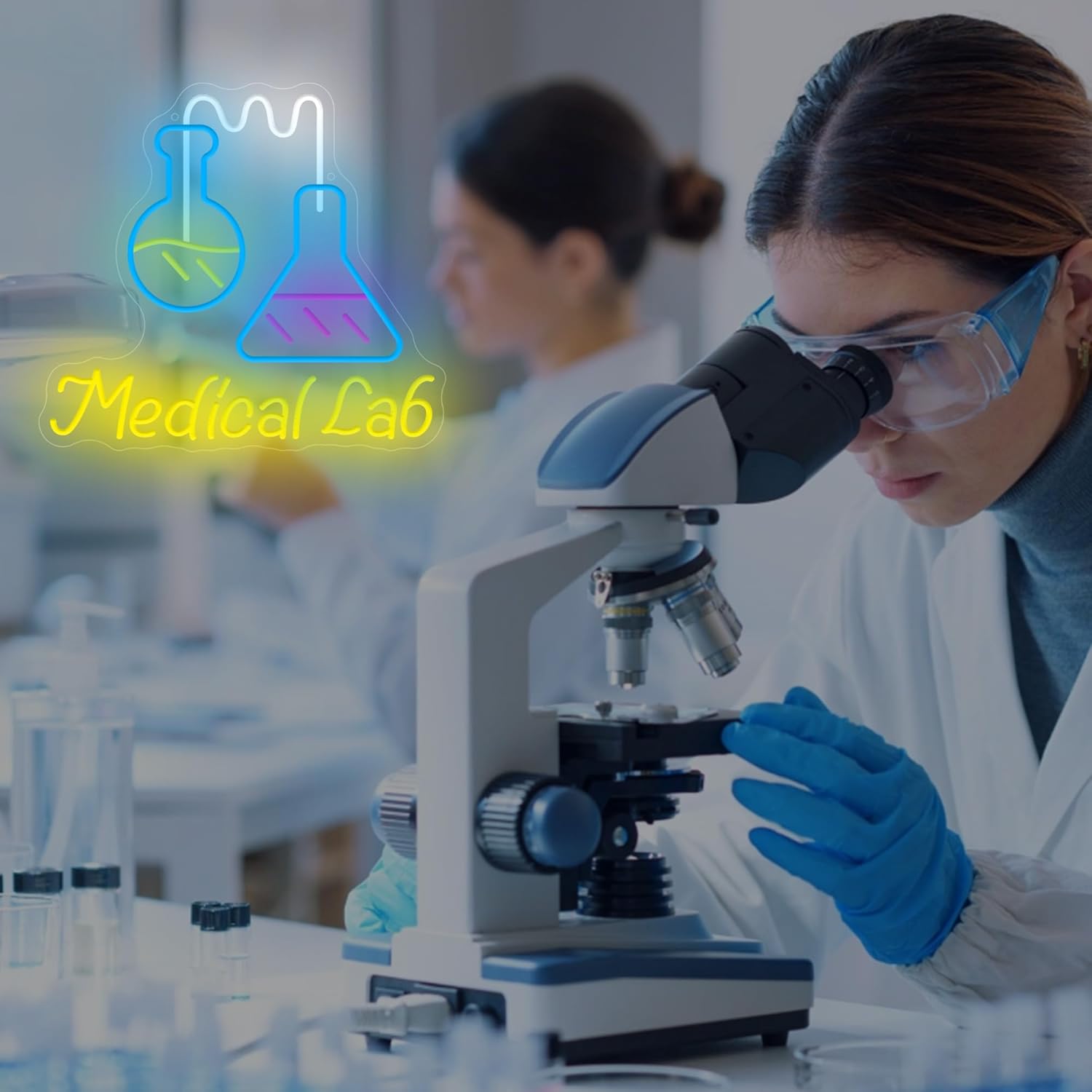 Insegna al Neon a Tema Laborat - Medical Lab Study recensione e prezzo