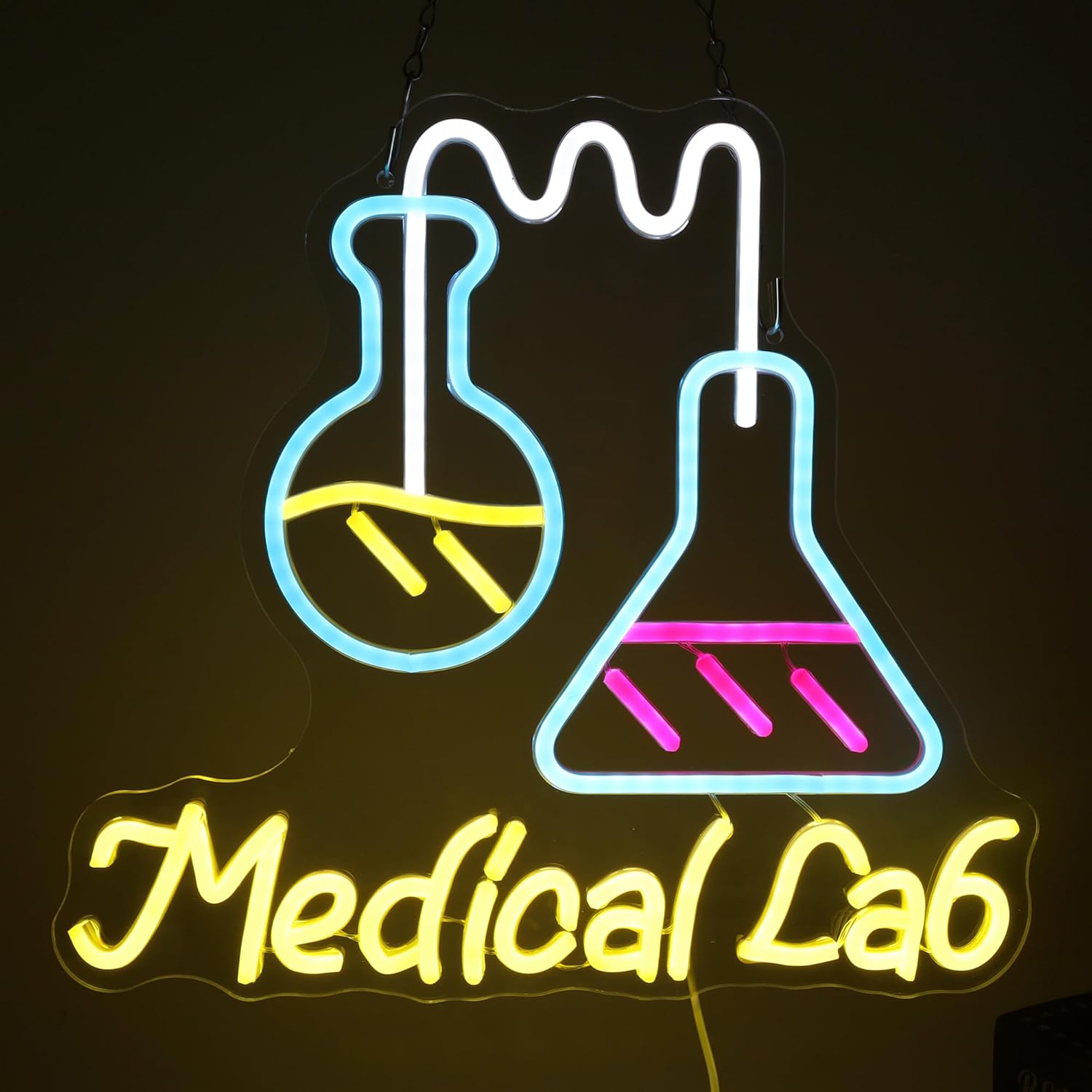 Insegna al Neon a Tema Laborat - Medical Lab Study recensione e prezzo