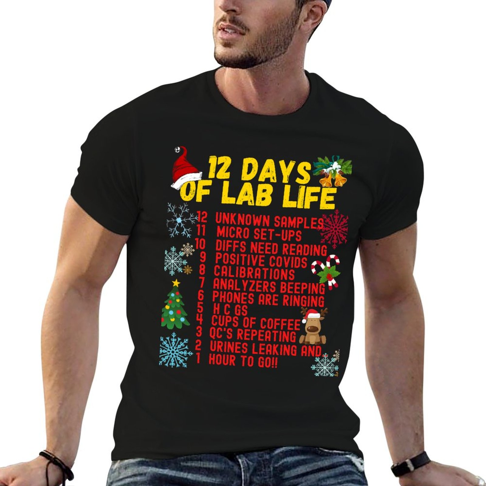 T-shirt 12 DAYS OF LAB LIFE CH - Medical Lab Day recensione e prezzo