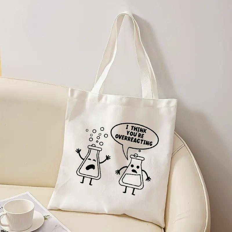 Borsa tote in tela bianca con  - Medical Lab Day recensione e prezzo