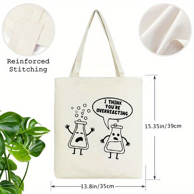Borsa tote in tela bianca con  - Medical Lab Day recensione e prezzo