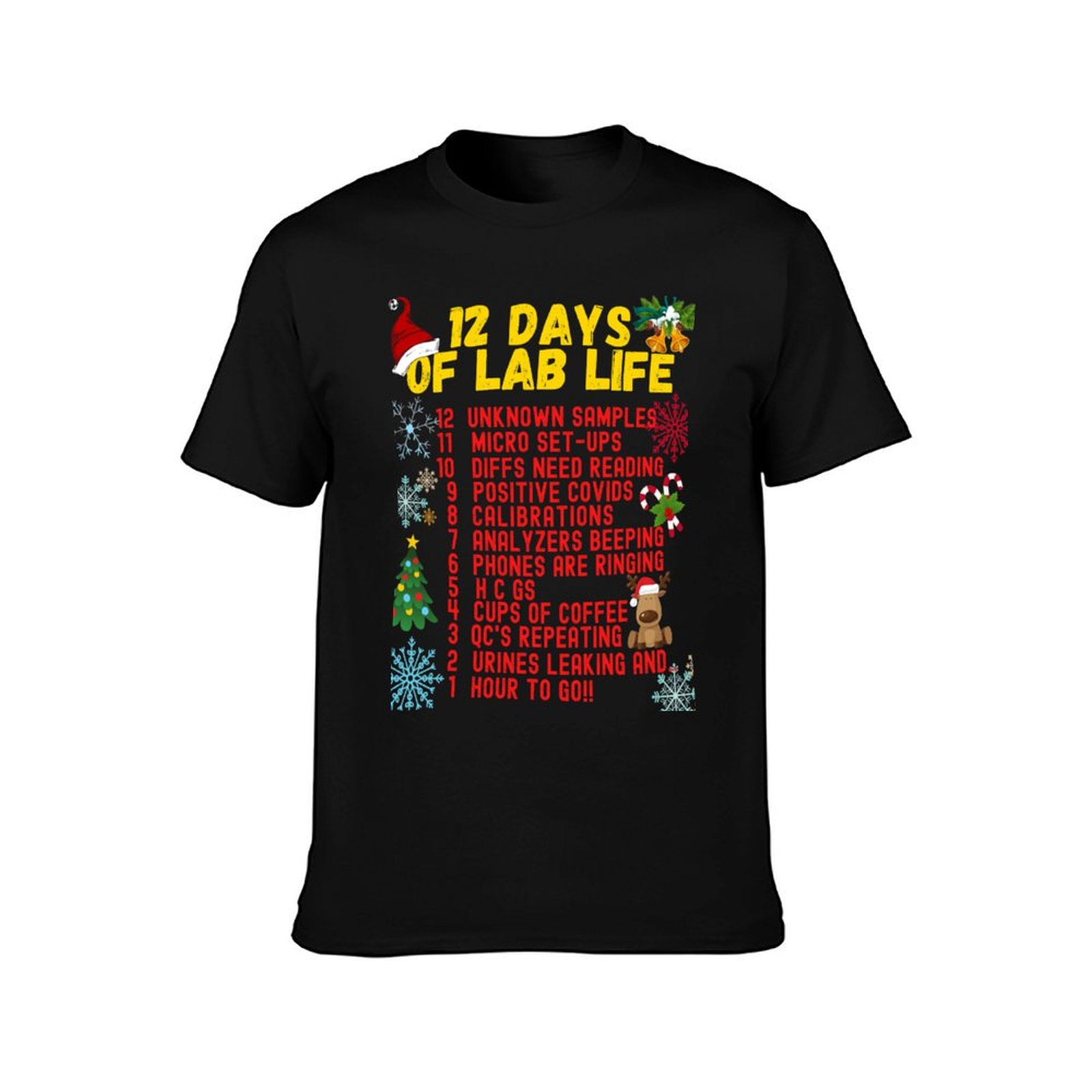 T-shirt 12 DAYS OF LAB LIFE CH - Medical Lab Day recensione e prezzo