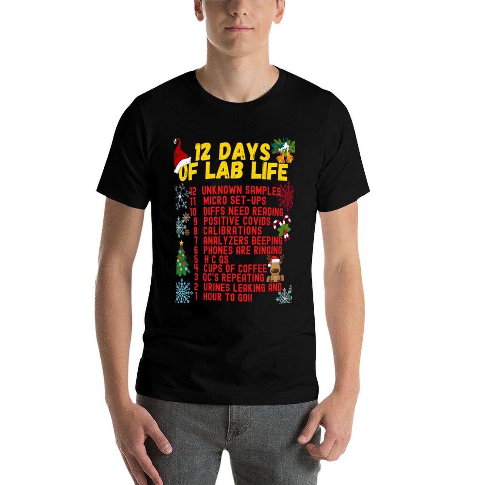 T-shirt 12 DAYS OF LAB LIFE CH - Medical Lab Day recensione e prezzo